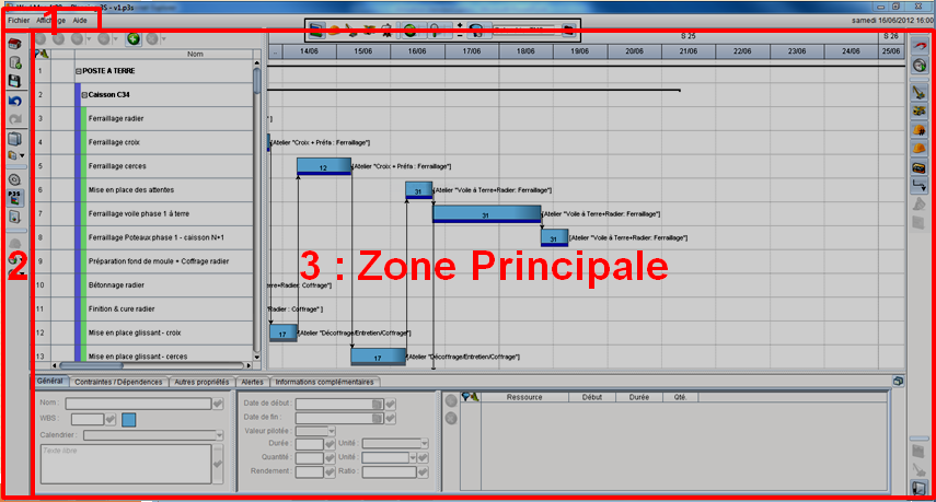 Interface générale